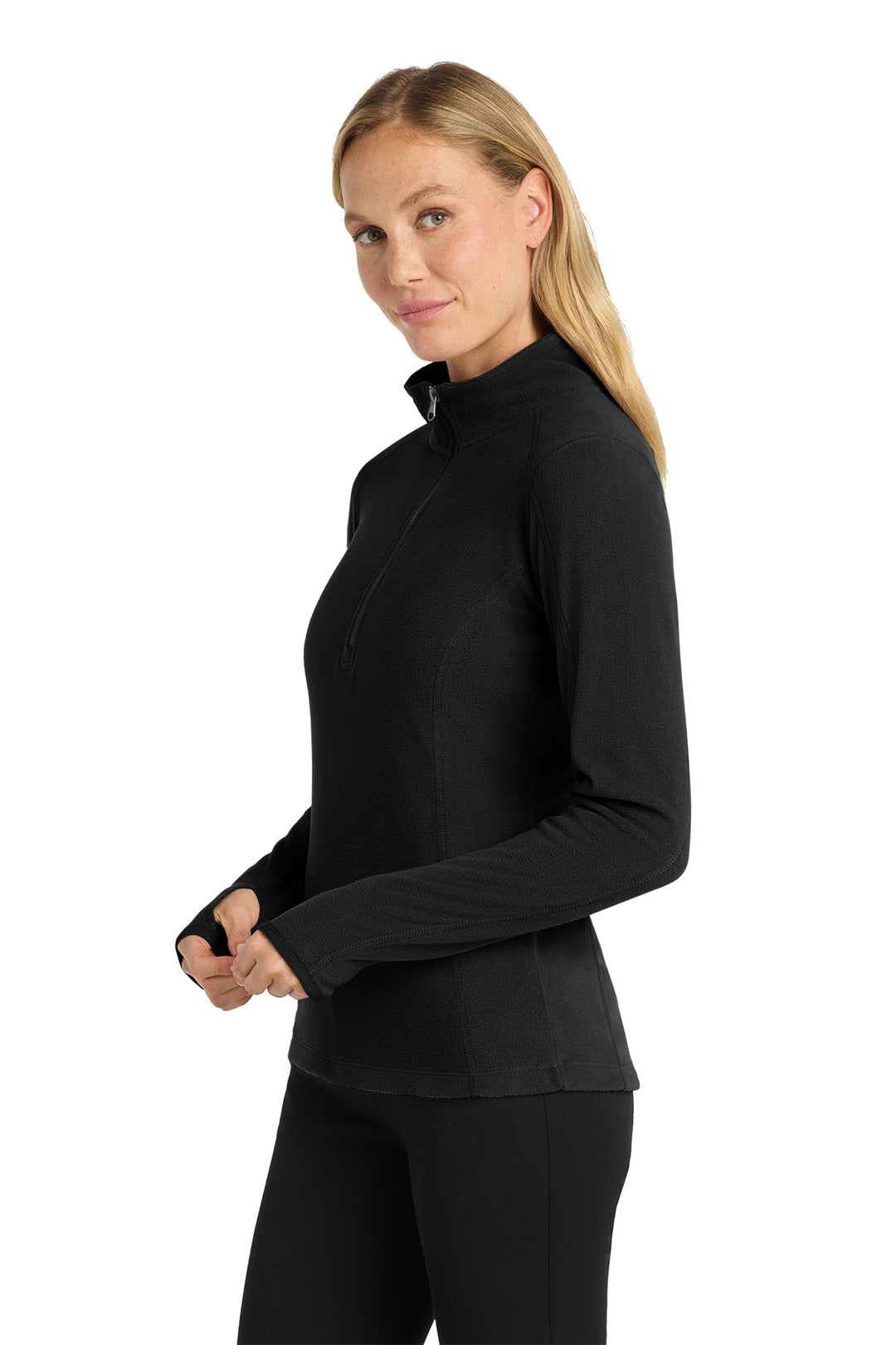 Port Authority L224 Ladies Microfleece 1/2-Zip Pullover LIMITED ITEM