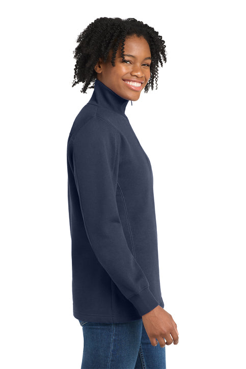 Sport-Tek LST253 Women's Quarter Zip Sweatshirt