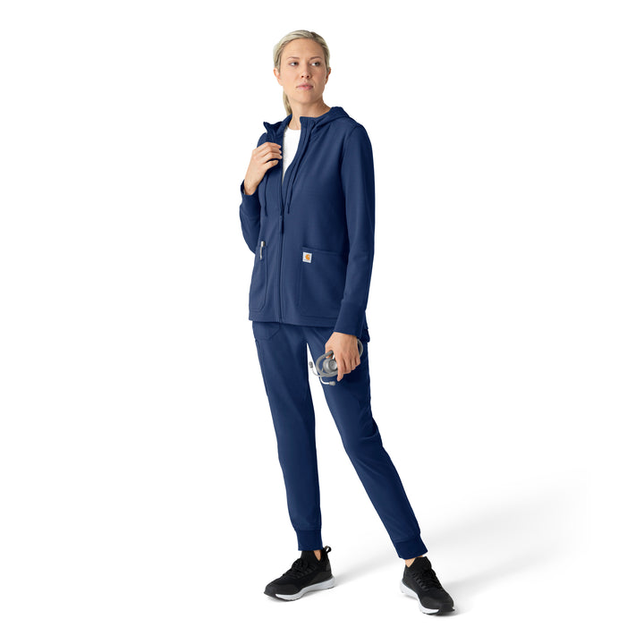 Carhartt® C82008 Rugged Flex Women's Full Zip Waffle Hoodie