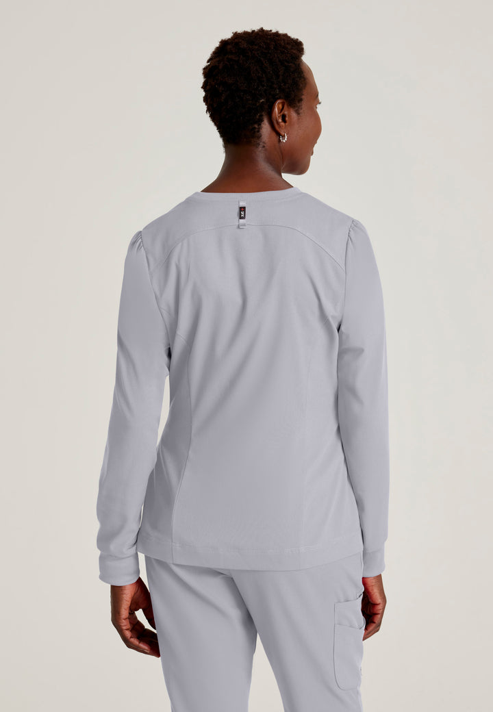 Grey's Anatomy™ Spandex Stretch Women's Millie 3-Pocket Crewneck Jacket