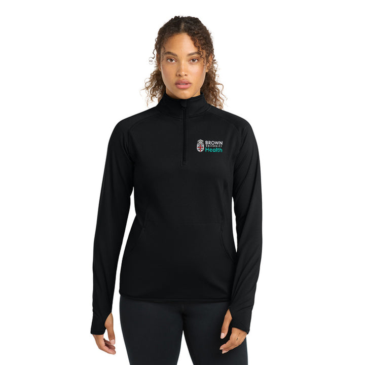Sport-Tek® Women's LST850 Sport-Wick® Stretch 1/4-Zip Pullover